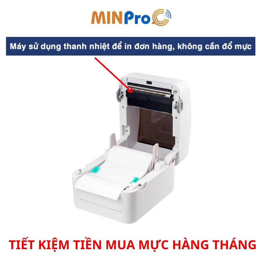 Máy in nhiệt bluetooth XPRINTER XP-420B, in đơn hàng, in tem, hóa đơn, mã vạch - MINPRO