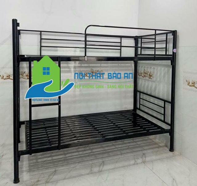 Giường sắt 2 tầng ngang 1m dài 2m