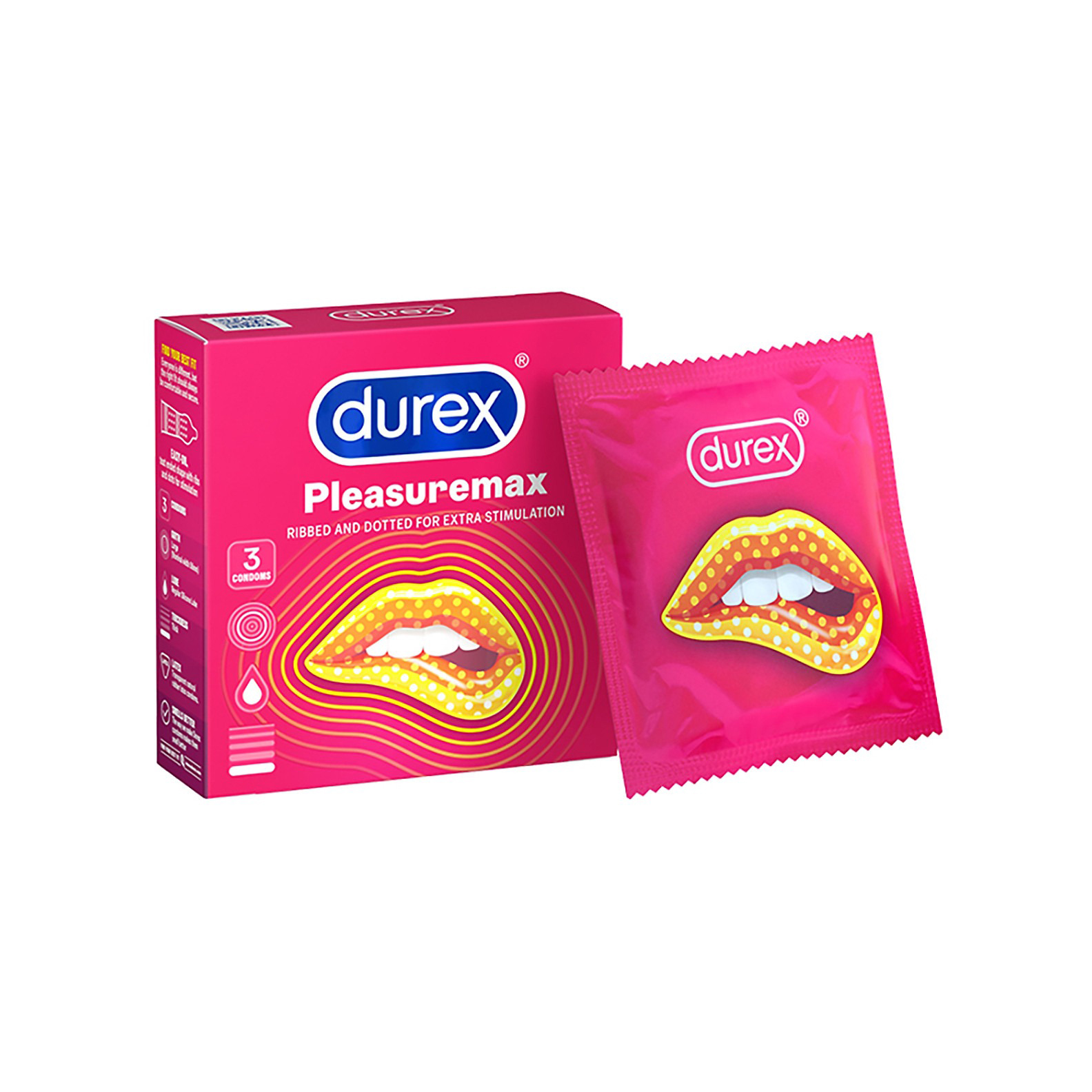 Bao Cao Su Gai Jex Glamourous Butterfly Dot Type - Kèm BCS Có Gai Durex Pleasuremax - 100% Hàng Chính Hãng - Che Tên Sản Phẩm