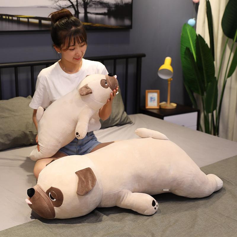 Miễn Phí Vận Chuyển Sang Trọng Pug Đồ Chơi Nhồi Bông Sang Trọng Động Vật Shar Pei Mềm Búp Bê Chó Sang Trọng Đồ Chơi Gối Trẻ Em Đồ Chơi Quà Tặng Sinh Nhật dành Cho Người Bạn