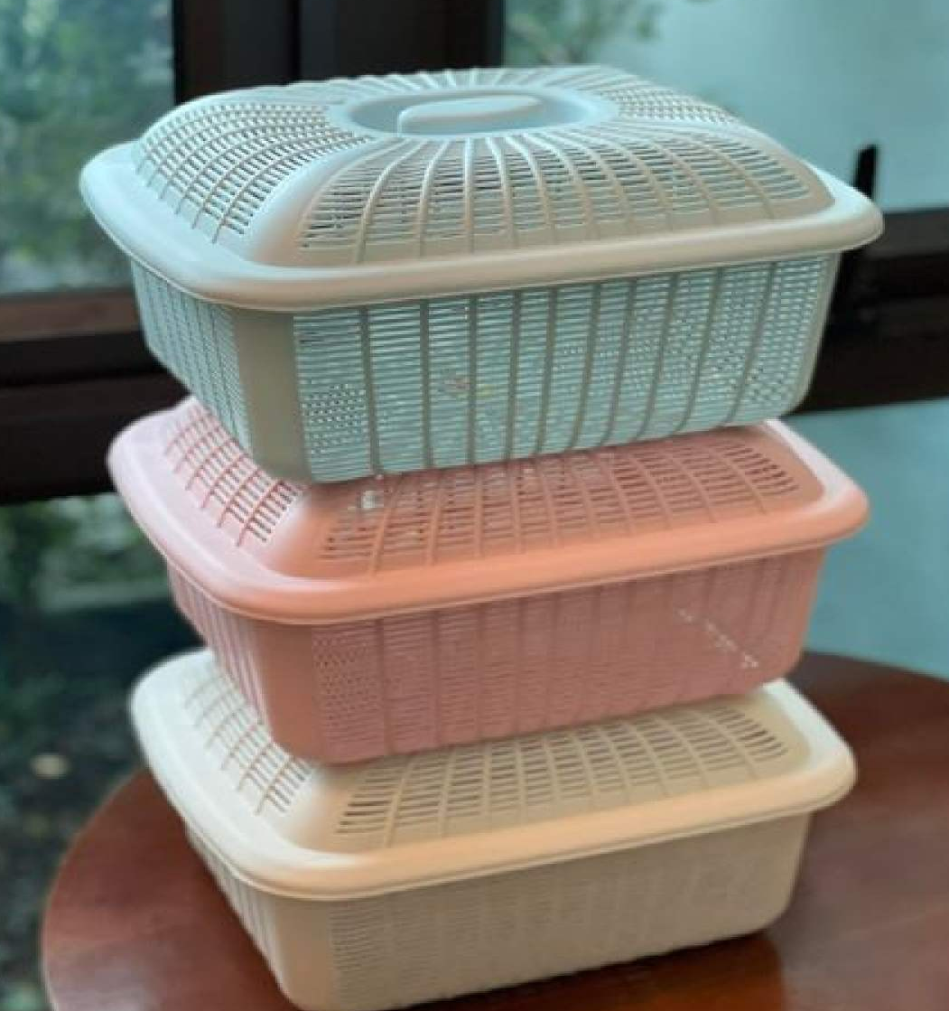 RỔ VUÔNG ĐỰNG TRÁI CÂY Ở NHÀ BẾP-HT