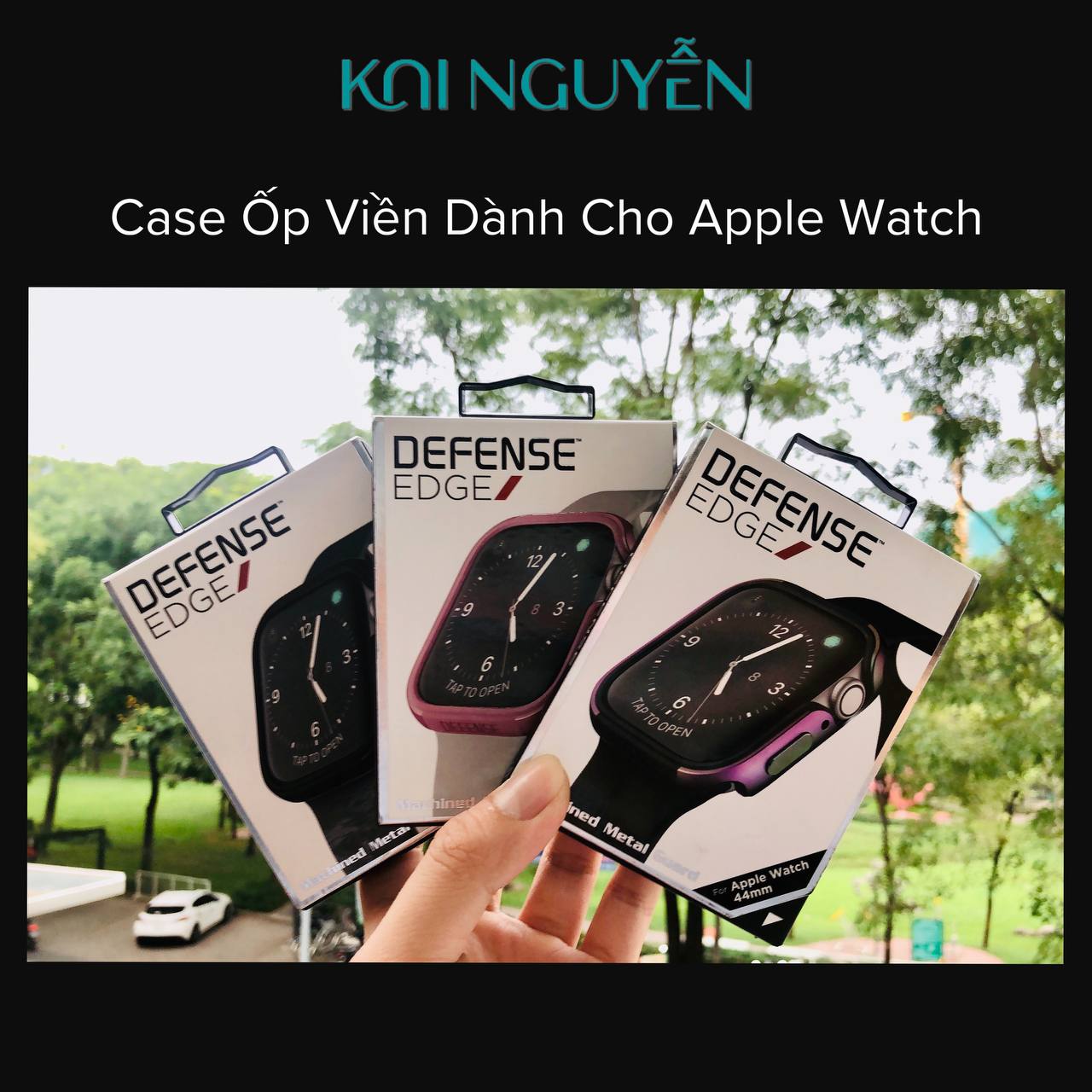 Ốp Viền Đồng Hồ Apple Watch XDoria Defense Dành cho Series 4/5/6/SE 44mm và 40mm - Hàng Chính Hãng