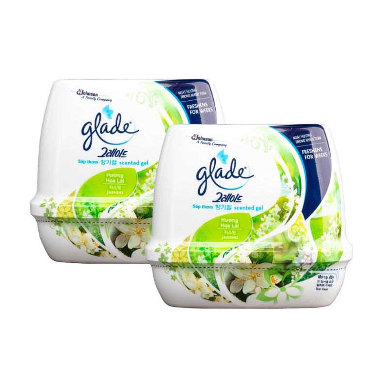 Bộ đôi Sáp Thơm GLADE  Hương Hoa Lài 180gx2