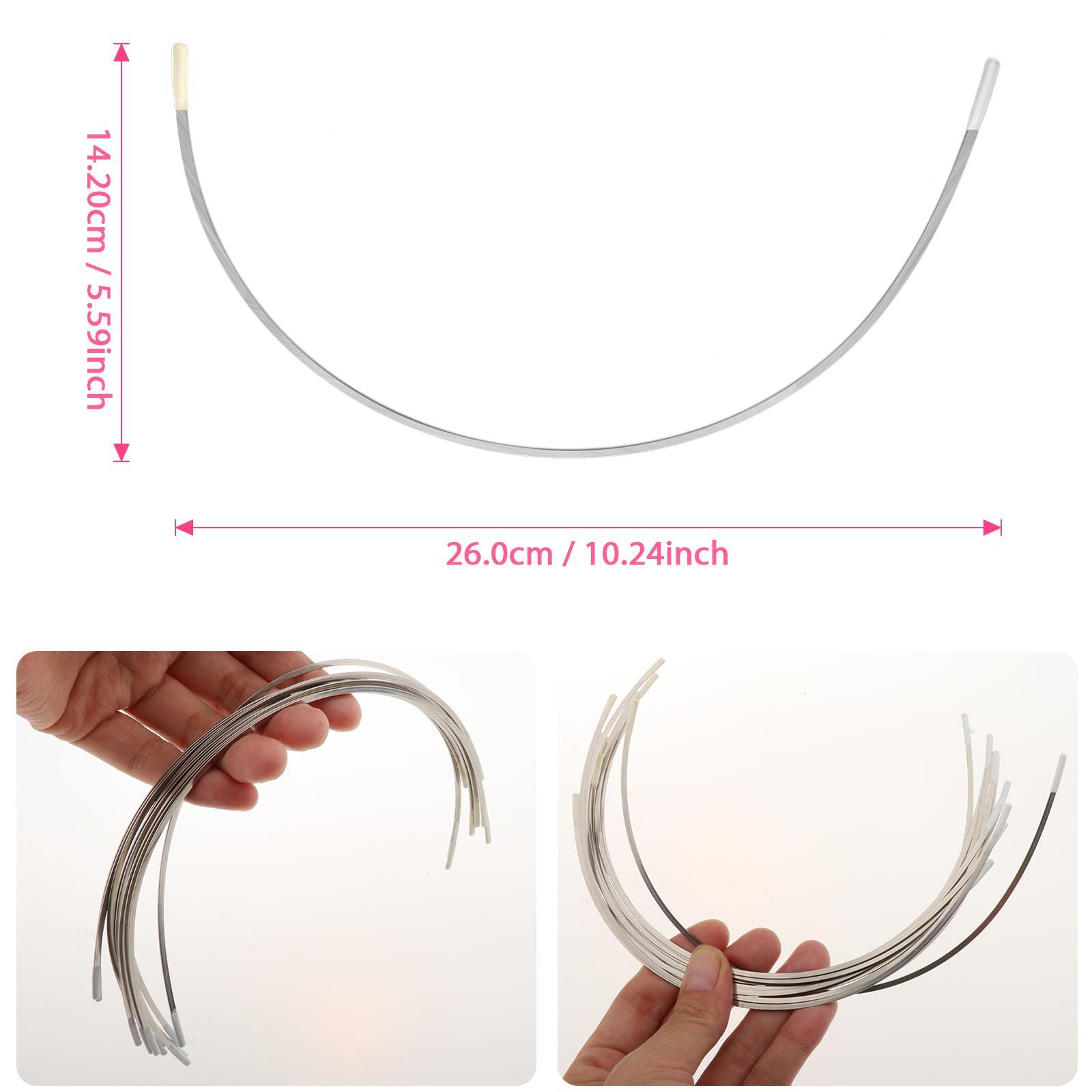 6 Pair Stainless Steel Bra Underwire Women Bra Underwire Replacement Cup B