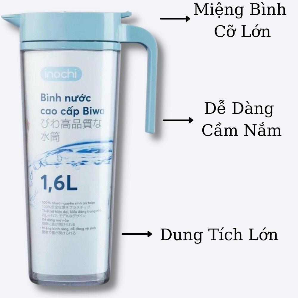 Bình đựng nước -Biwa INOCHI An toàn cho sức khoẻ với khả năng kháng khuẩn