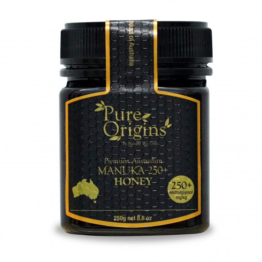 Mật ong Manuka 250+ MGO kháng khuẩn, chống viêm, hỗ trợ tiêu hóa, lão hóa - Pure Origins Úc