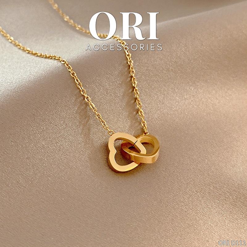 Dây chuyền nữ hình trái tim Althea thời trang ORI ACCESSORIES D111