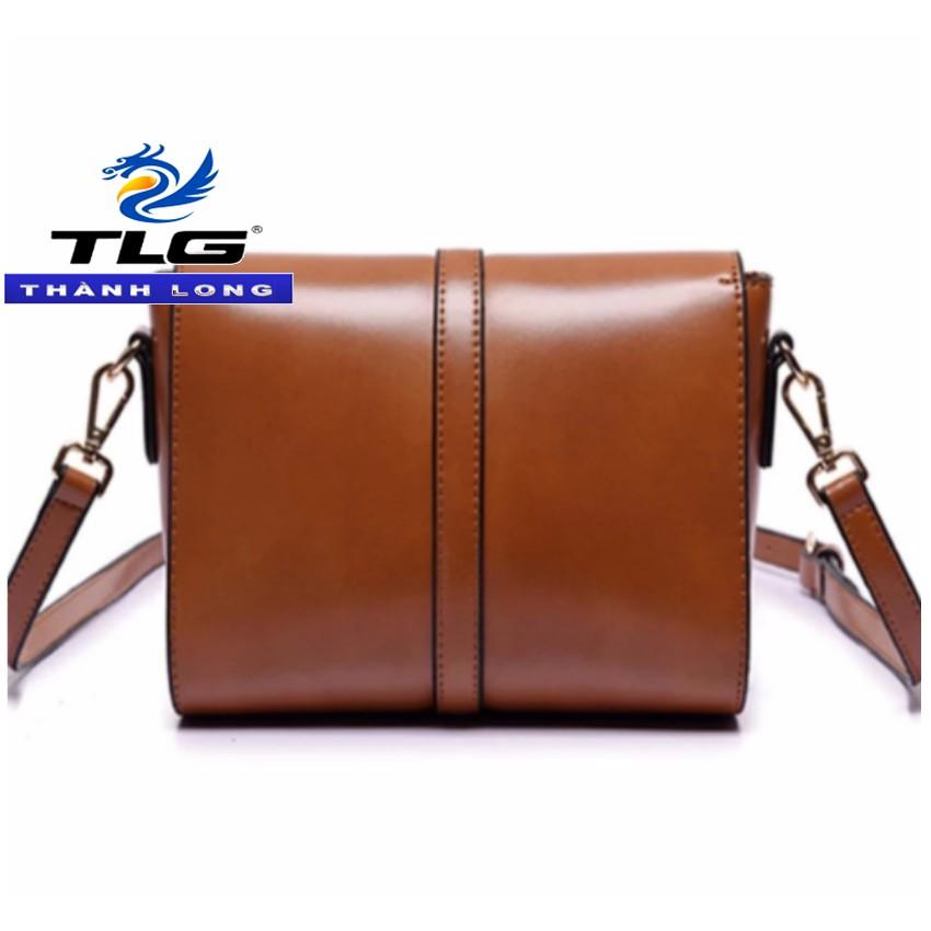 Túi đeo chéo thời trang phong cách Thành Long TLG 208094 1 tặng túi đựng mỹ phẩm tiện lợi