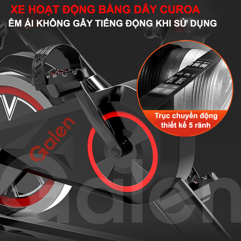 Xe đạp thể dục nhiều chế độ tập tại nhà rèn luyện sức khỏe