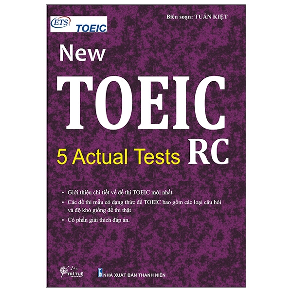 New Toeic - 5 Actual Tests - RC (Tái Bản)