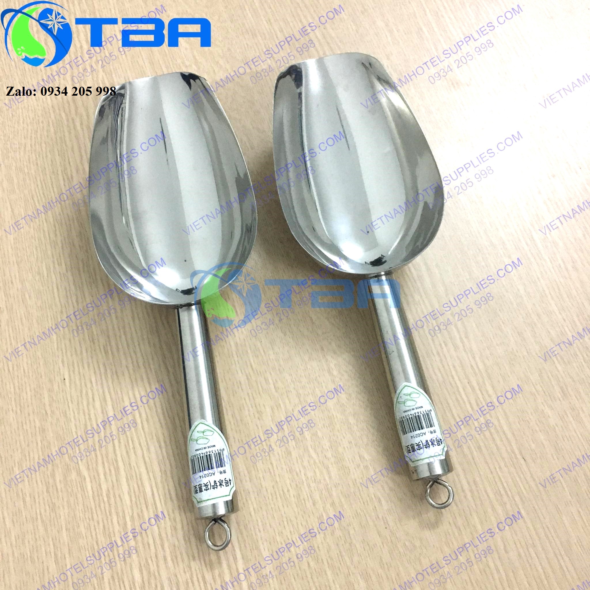 Muỗng xúc đá inox không gỉ chất lượng cao
