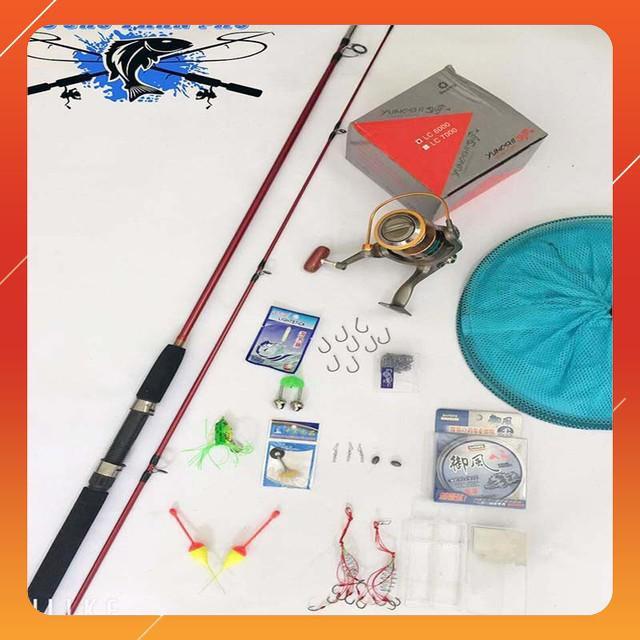 Bộ cần câu 2 khúc máy LC6000|do cau99|