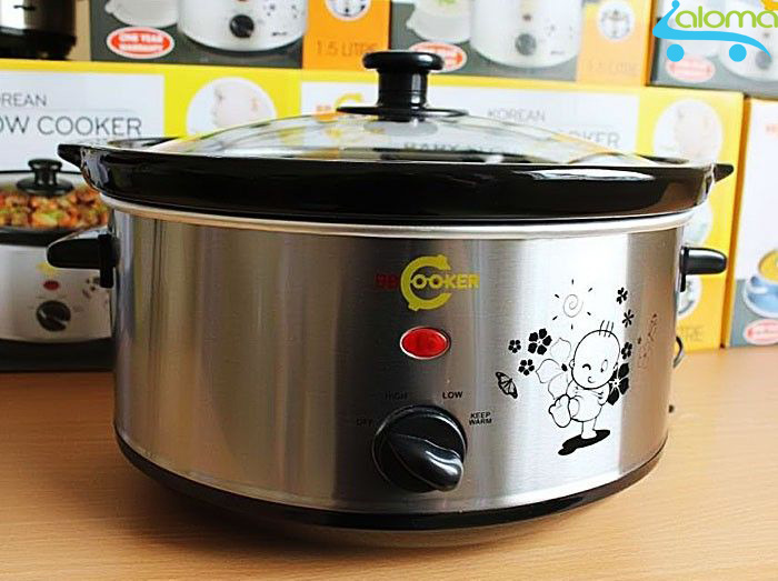 Nồi nấu chậm hầm kho nấu cháo dinh dưỡng 3.5 lít BBcooker BS35 Hàng Chính Hãng - Tặng bộ thìa đũa