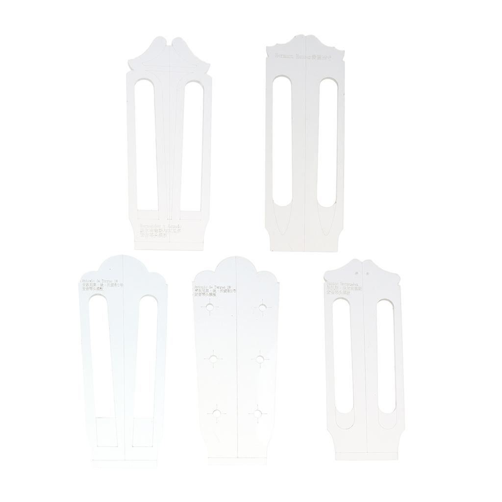 Guitar Headstock Acrylic Template for Classical Guitar DIY Tool 175x65x4mm