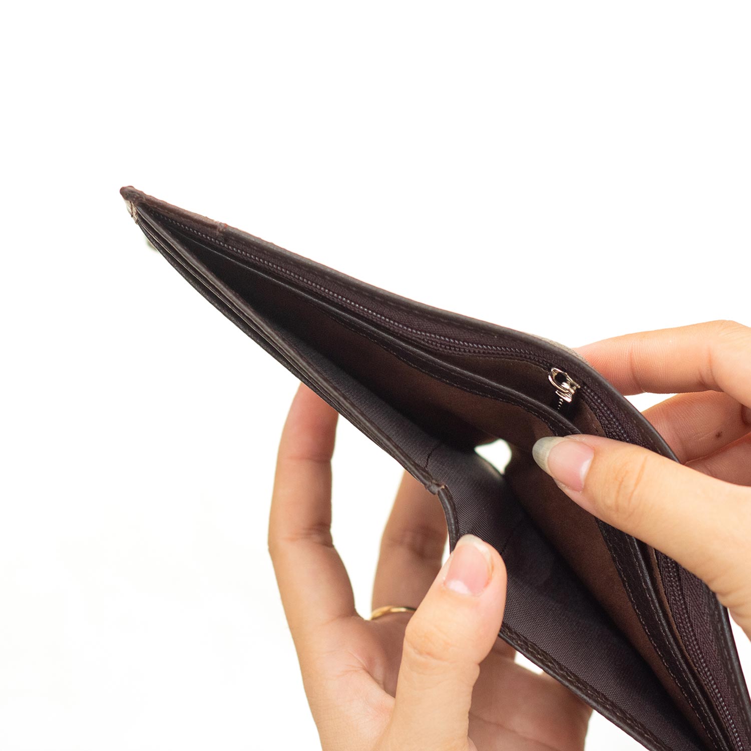 Ví ngang da bò MIN-10 - Form nhỏ | Anh Tho leather