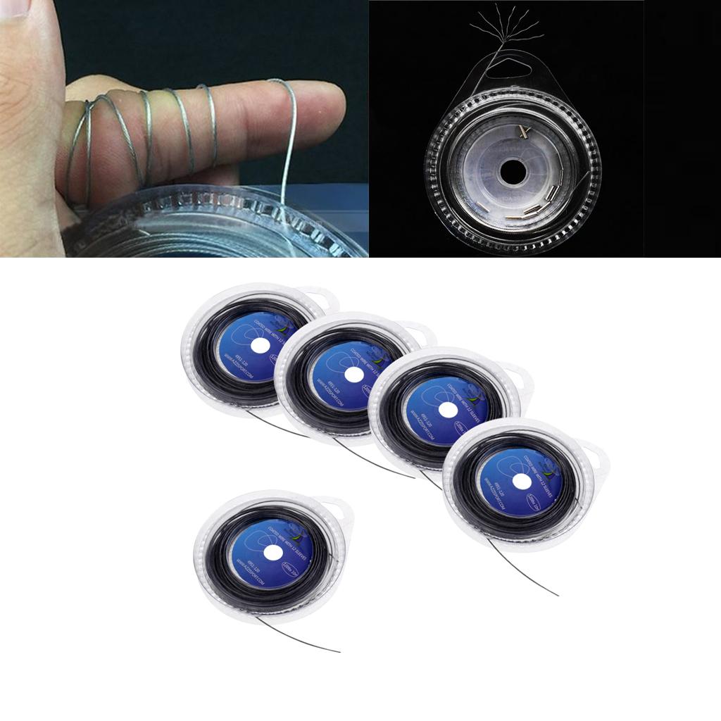 Stainless Steel Wire Lures Leader Trace Fishing Lines 10m 7 Strands