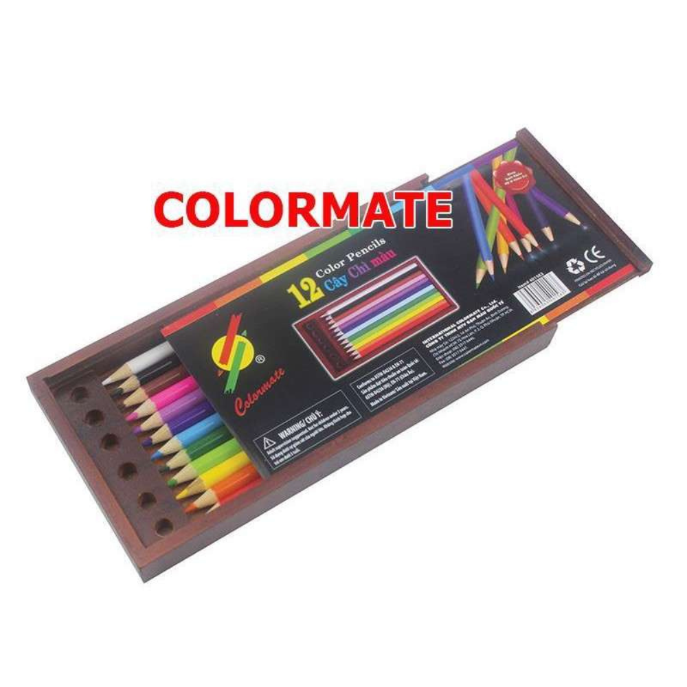 Bút chì màu nước Colormate, màu vẽ hộp - COLORMATE