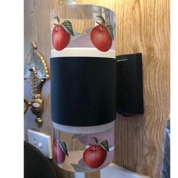 Ảnh thật - Đèn tường 2 đầu hình quả táo, đèn trang trí phòng ngủ, đèn cầu thang, đèn ban công, đèn phale DT DDT