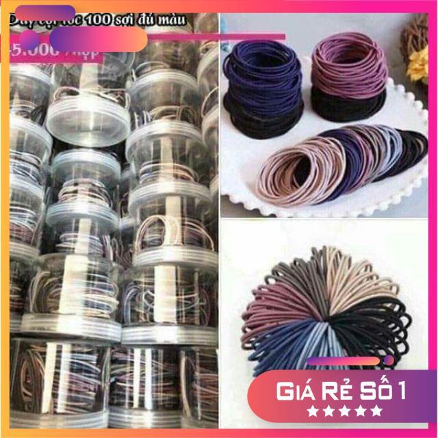 CHUN BUỘC TÓC HỘP 100 CÁI