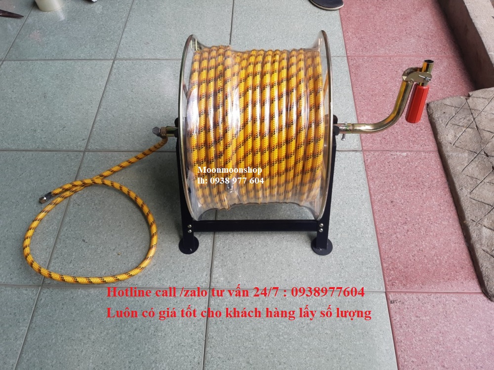 Rulo cuốn dây cao áp, dây rửa xe 100m, cuốn dây điện 1000m.