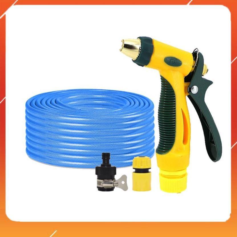 Bộ dây vòi xịt nước rửa xe,tưới cây tăng áp 3 lần 7-10m 206317