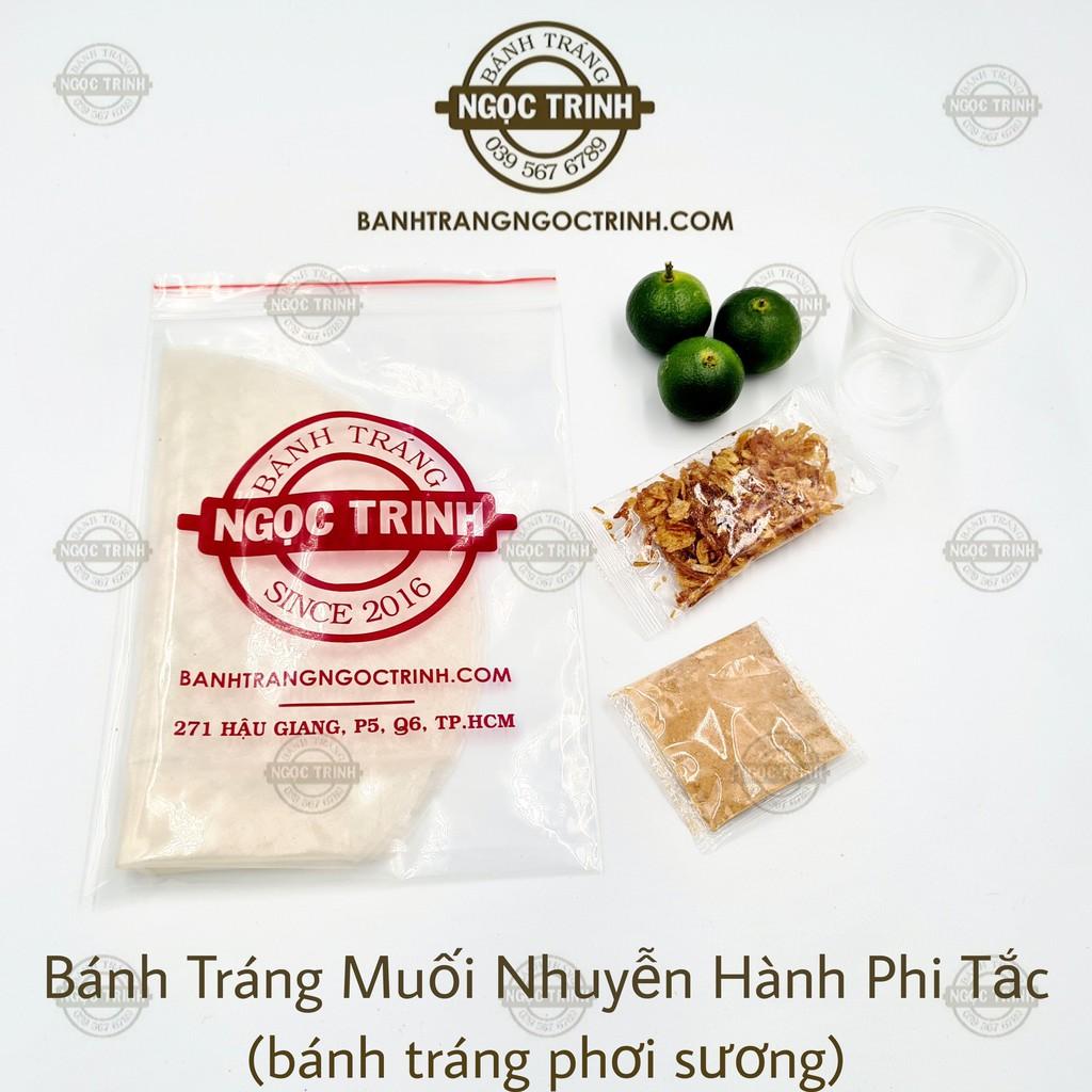 (5 Túi) Bánh tráng muối nhuyễn hành phi tắc loại bánh tráng phơi sương bánh tráng Ngọc Trinh