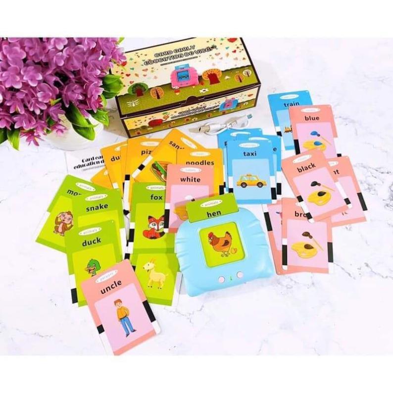 MÁY ĐỌC THẺ TIẾNG ANH FLASHCARD 244 TỪ VỰNG GIÚP BÉ LUYỆN NGHE TIẾNG ANH VÀ NHẬN BIẾT TỪ VỰNG