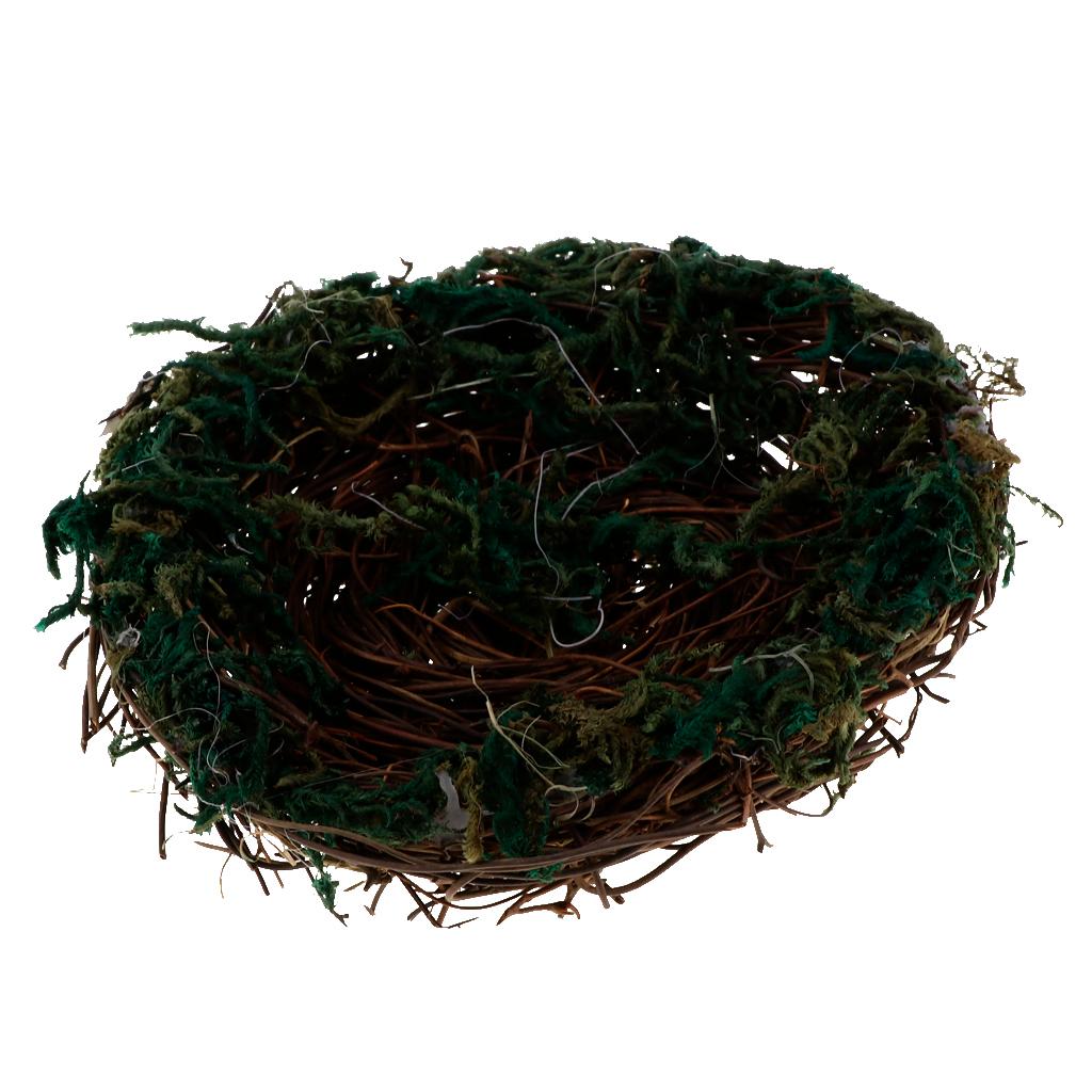 Bird Nest Handmade Vine Rattan Bed Nature for Parrots Cockatiel A:12cm