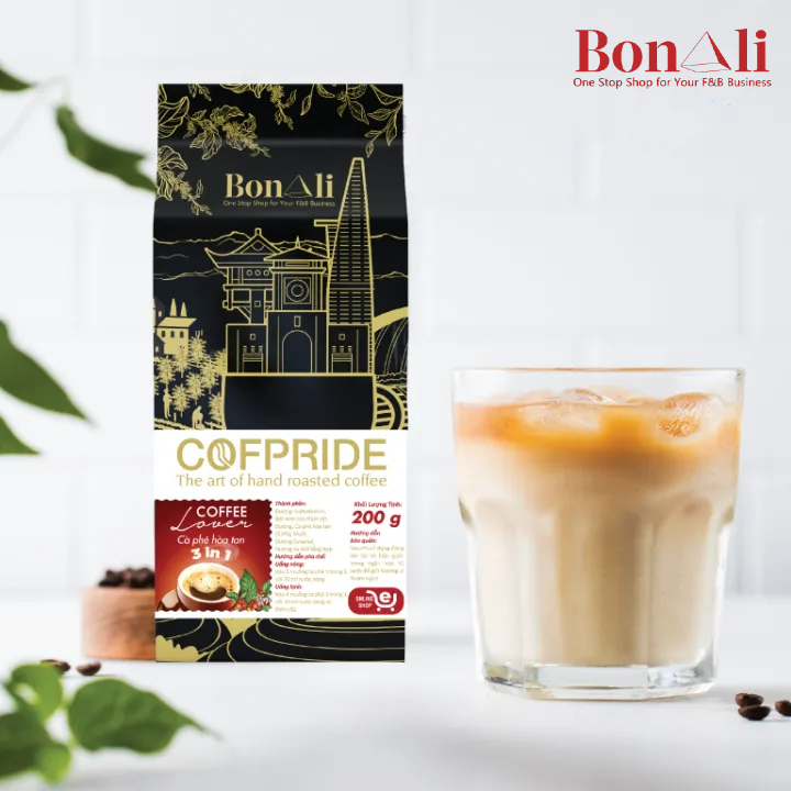 Cafe hòa tan COFPRIDE 3in1 bịt 200g