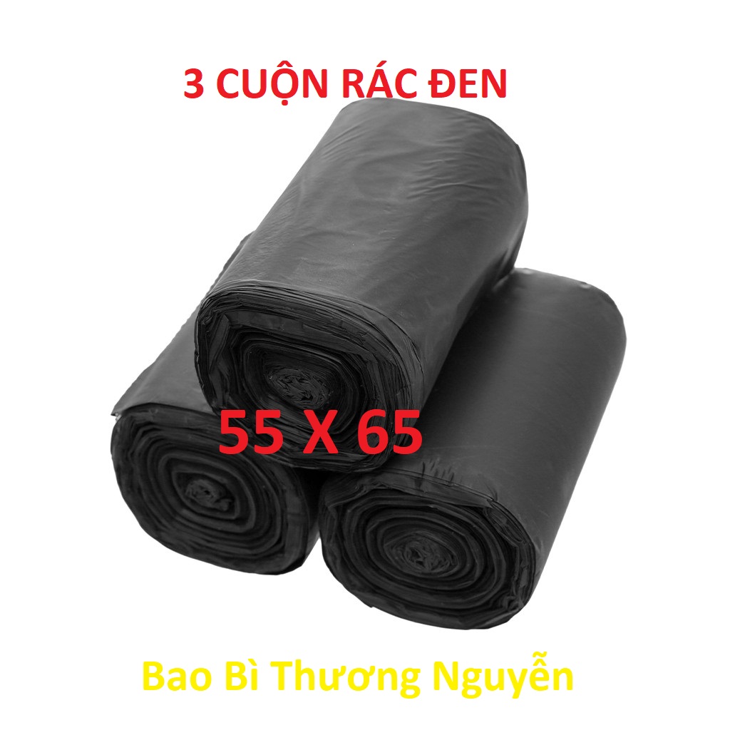 3 Cuộn Rác Đen Tự Hủy, Túi Đựng Rác Sinh Học Bảo Vệ Môi Trường