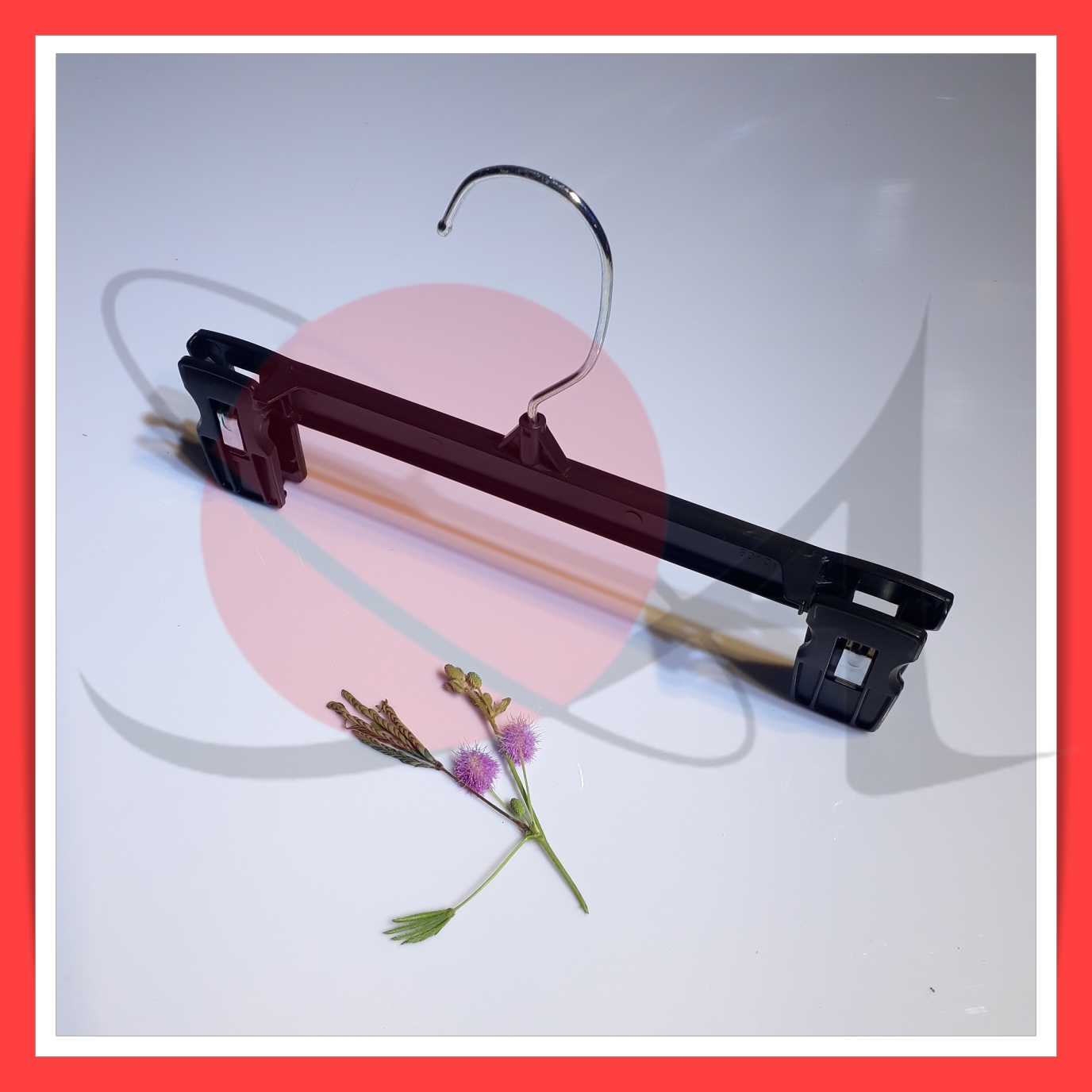 Bộ Móc Kẹp Nhựa Đen Trẻ Em Mỏng Nhẹ Tiện Dụng - 20 chiếc
