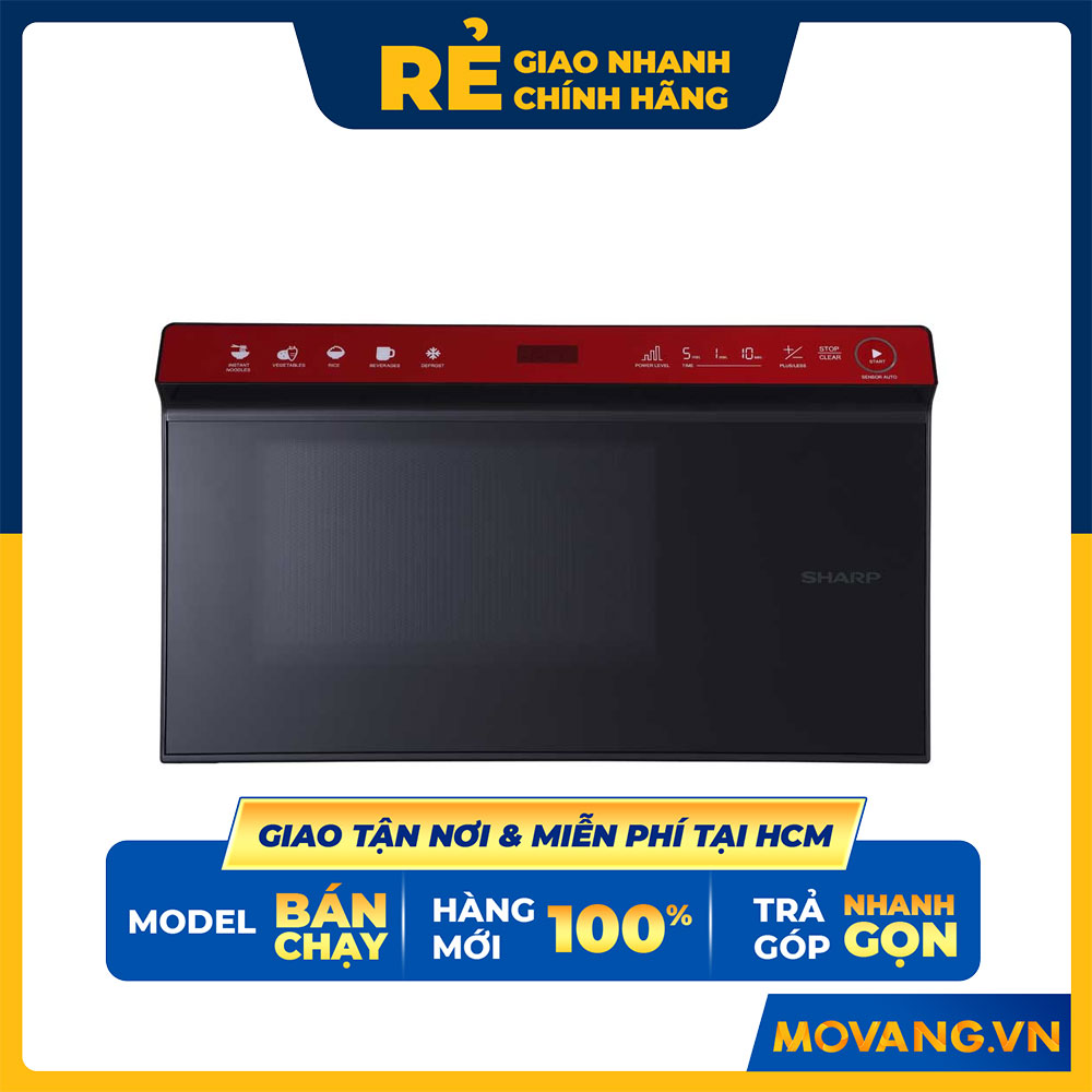 [Nhập CECAMP110KD1 giảm 110k đơn 2Tr]Lò vi sóng 23L Sharp R-2235H(R) -Hàng chính hãng