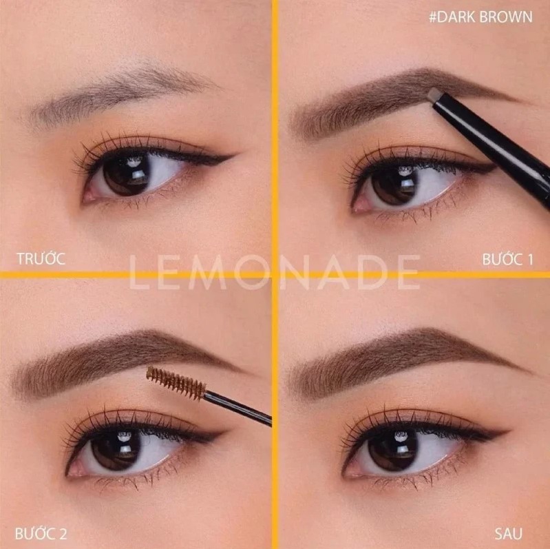 Chì Kẻ Mày Hai Đầu Tiện Lợi Cho Lông Mày Hoàn Hảo Lemonade Want It Got It Dual Eyebrow