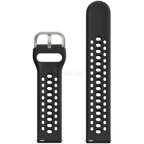 Dây đeo đồng hồ Amazfit Light Grey Sport Silicone Strap 22mm A2435S - Hàng chính hãng