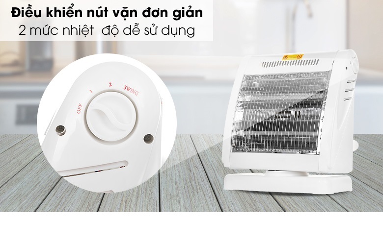 Máy Sưởi Đèn Sưởi Điện Hồng Ngoại DTMS-05 - Hàng Chính Hãng