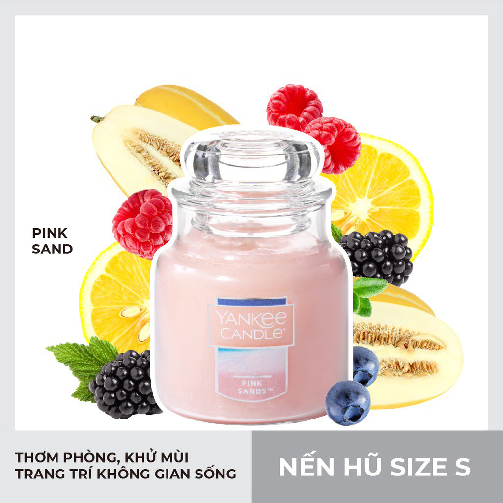 Nến Hũ - Yankee Candle - Pink Sands - Size S