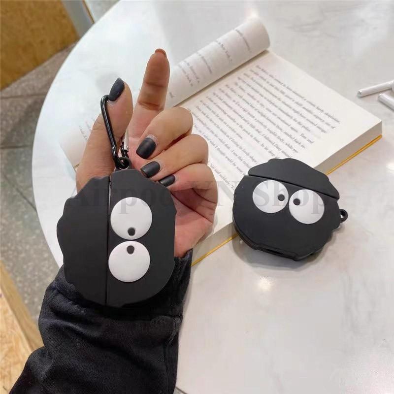 Bao Case Ốp dành cho airpod 1 và 2,airpod pro, i11,i12, i100, i9s... Little Nigger silicon 3D