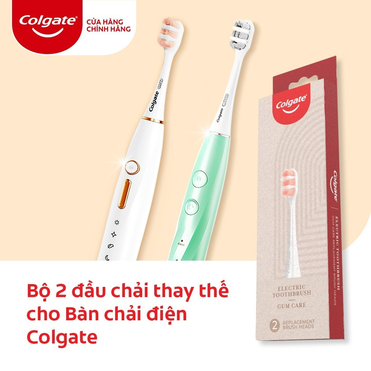 Đầu thay Bàn chải điện Colgate MỚI - Chăm sóc nướu tối ưu