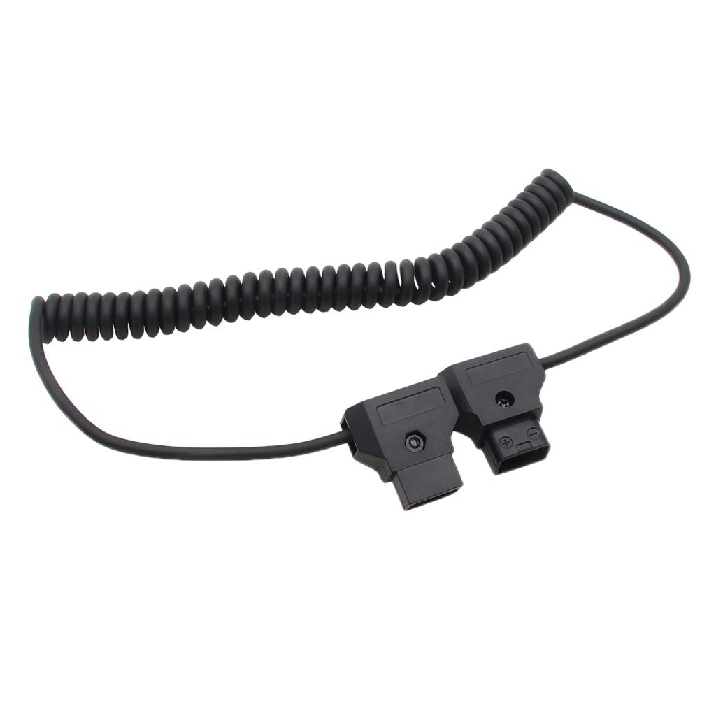 Coiled   D - TAP   to   Dtap   M / M   Cable   for   DSLR