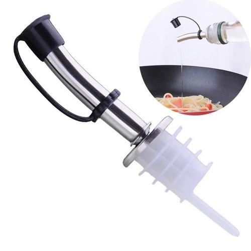 Nắp đạy và rót thông minh cho chai vang, chai lọ đựng nước mắm, dấm, dầu ăn và gia vị-bằng inox