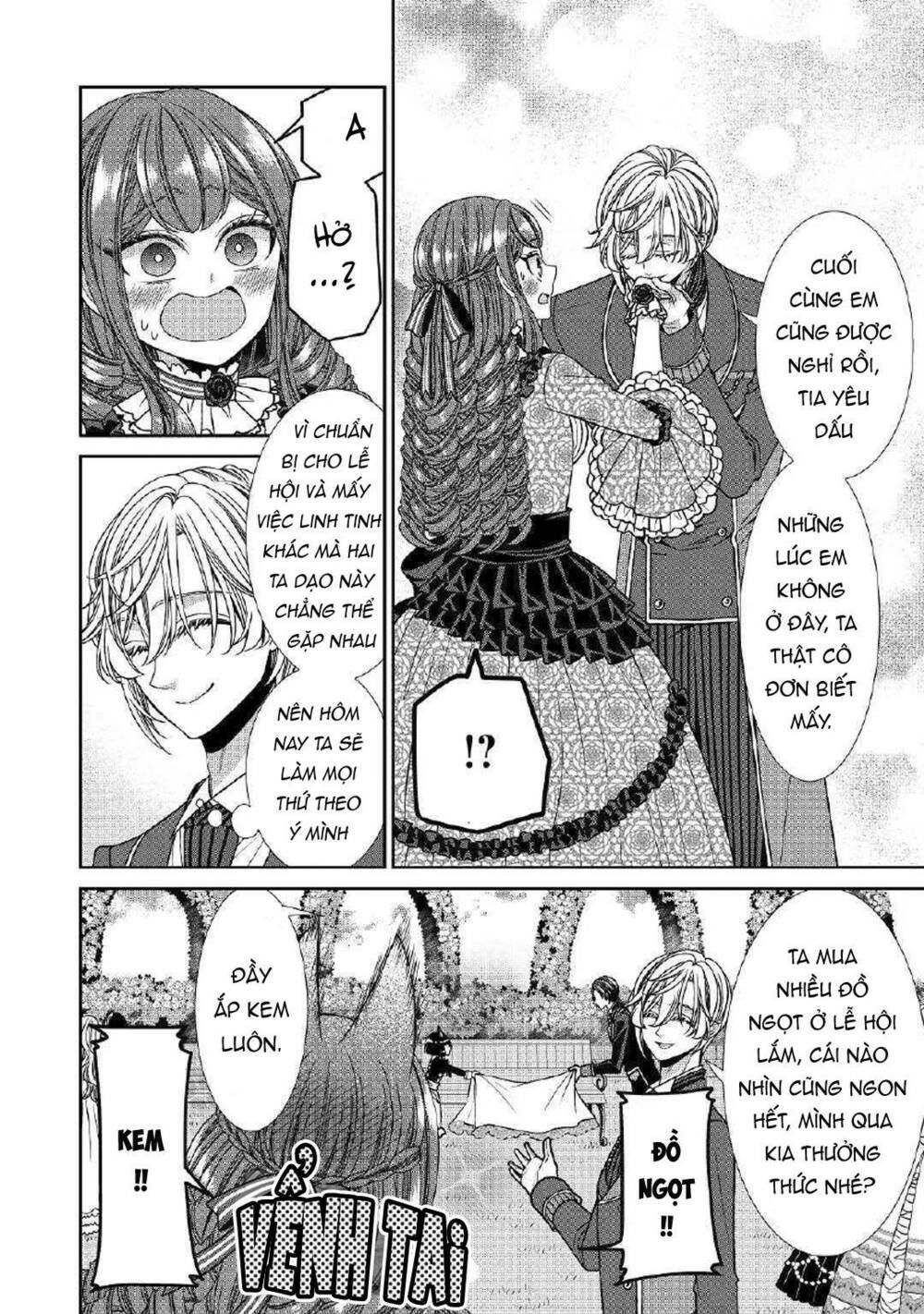 nhật ký theo dõi vị hôn thê tự nhận mình là nữ phụ phản diện 1 chapter 15 17