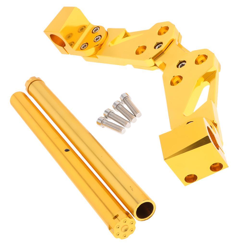 2-Pack Motorcycle Bike Handlebar Grip Crossbar Adaptable Steering Handle Bar