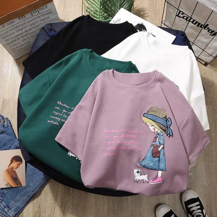 Áo thun Tay Lỡ Unisex Freesize từ 40-70kg