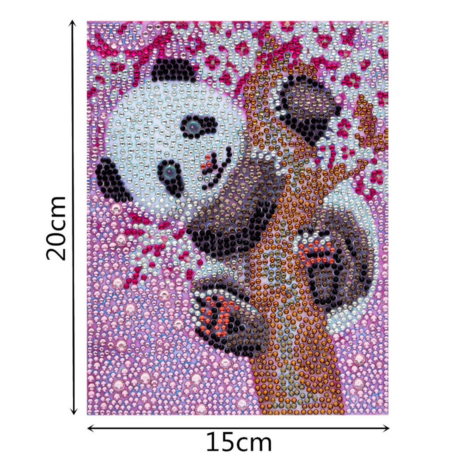 Tranh kim cương 5D hình dễ thương, kích thước 200x150mm