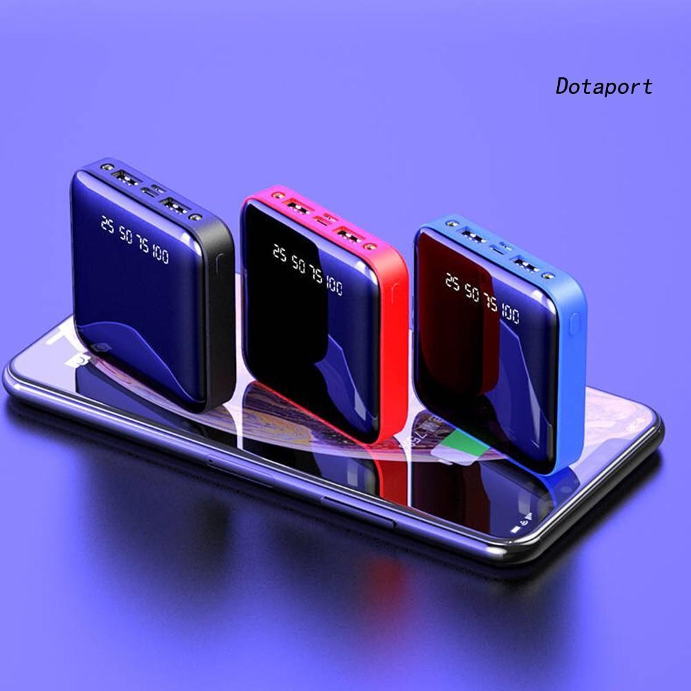 Pin Sạc Dự Phòng Mini Có Màn Hình Hiển Thị 20000mah Dành Cho Điện Thoại