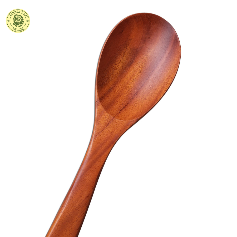 Vá Canh Oval Đại Muỗng Gỗ Múc Canh Rau Cỡ Lớn ( 30 x 7.5 cm ) - Đồ Gỗ Nhà Bếp Thương Hiệu Trường Sơn