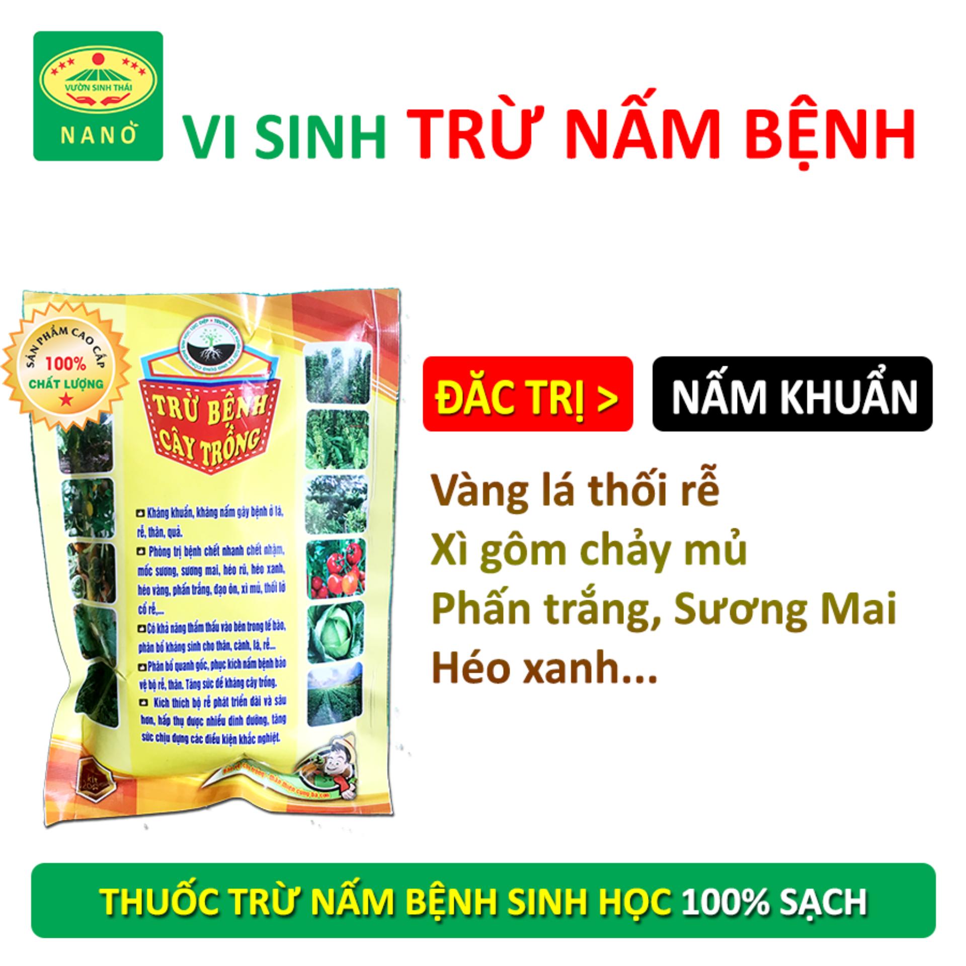 VƯỜN SINH THÁI chăm sóc cây trồng - Vi Sinh trừ Nấm Bệnh, thán thư, rỉ sắt, thối nhũn, đốm đen, héo xanh, phấn trắng, vàng lá, thối rễ - Với hàng tỷ lợi khuẩn đối kháng - 100% Thiên Nhiên