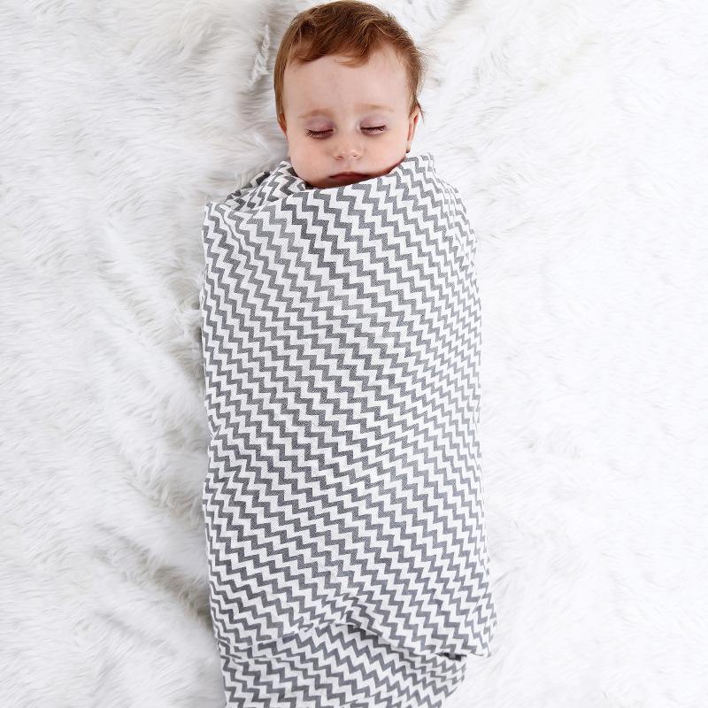 Muslin Cotton Khăn Mỏng Hoạt Hình In Hình Trẻ Em Tắm Bé Khăn Gạc Chăn. Bé Đầm Bọc