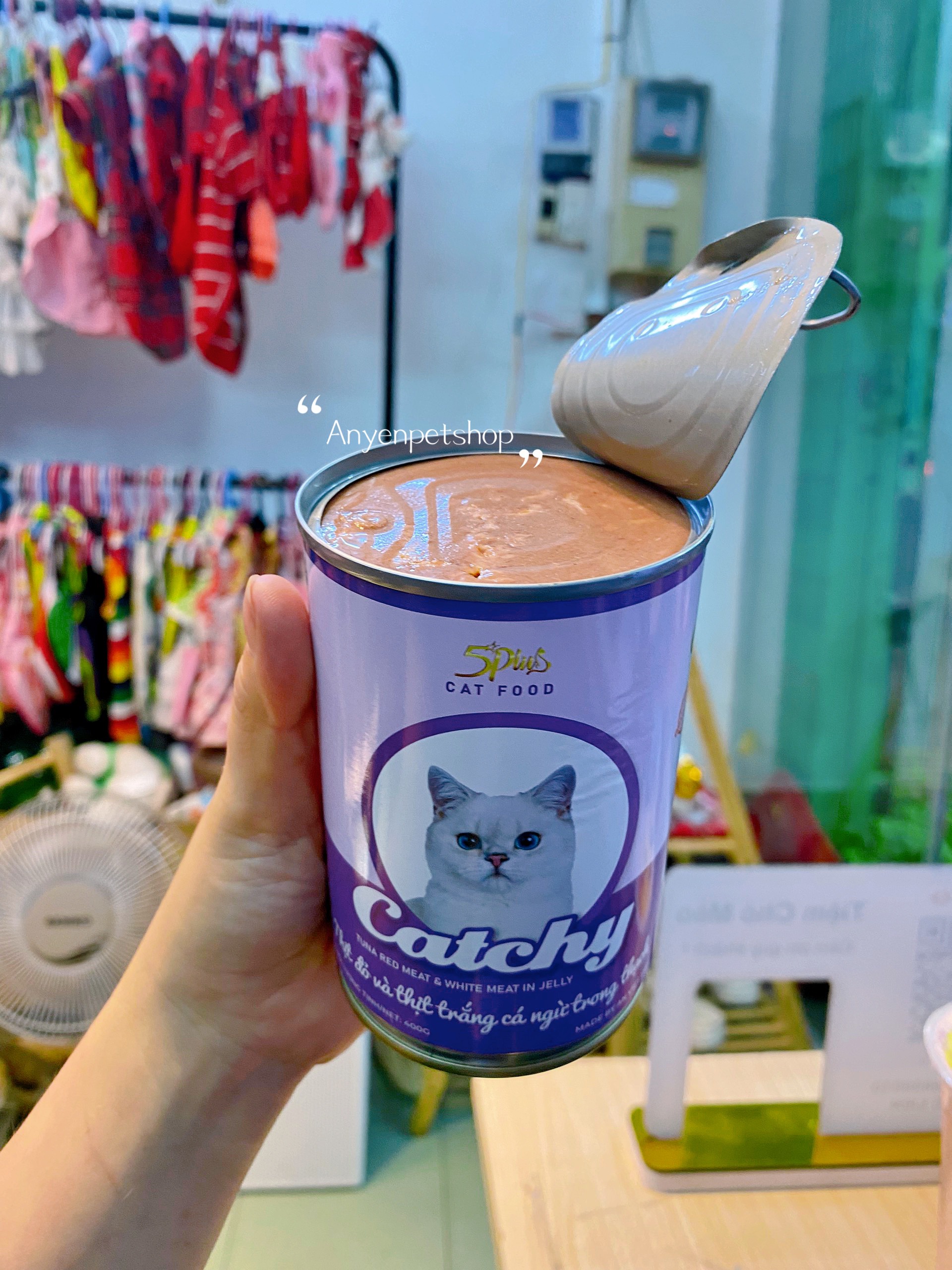 PATE CATCHY DÀNH CHO MÈO LON 400G
