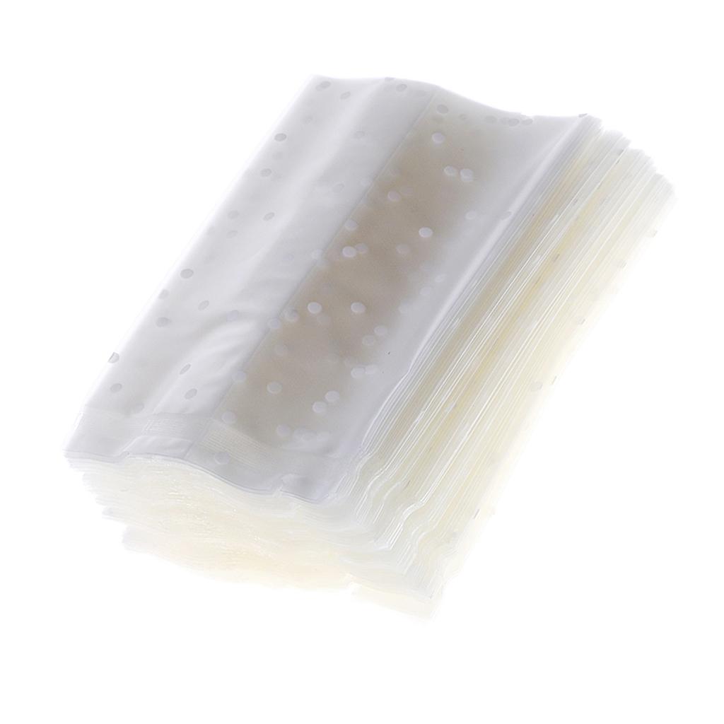 Set 100 Túi Đựng Bánh Quy / Kẹo Bằng Nhựa Trong Suốt Không Độc & Không Mùi
